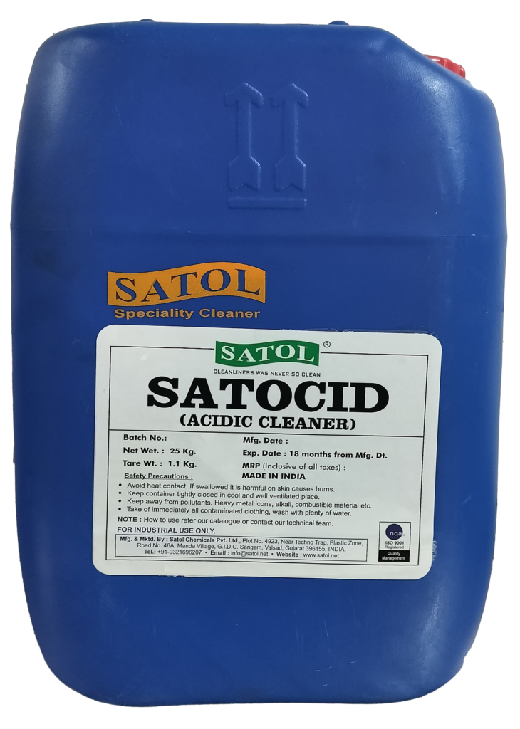 SATOCID – Low Foaming Acidic Cleaner