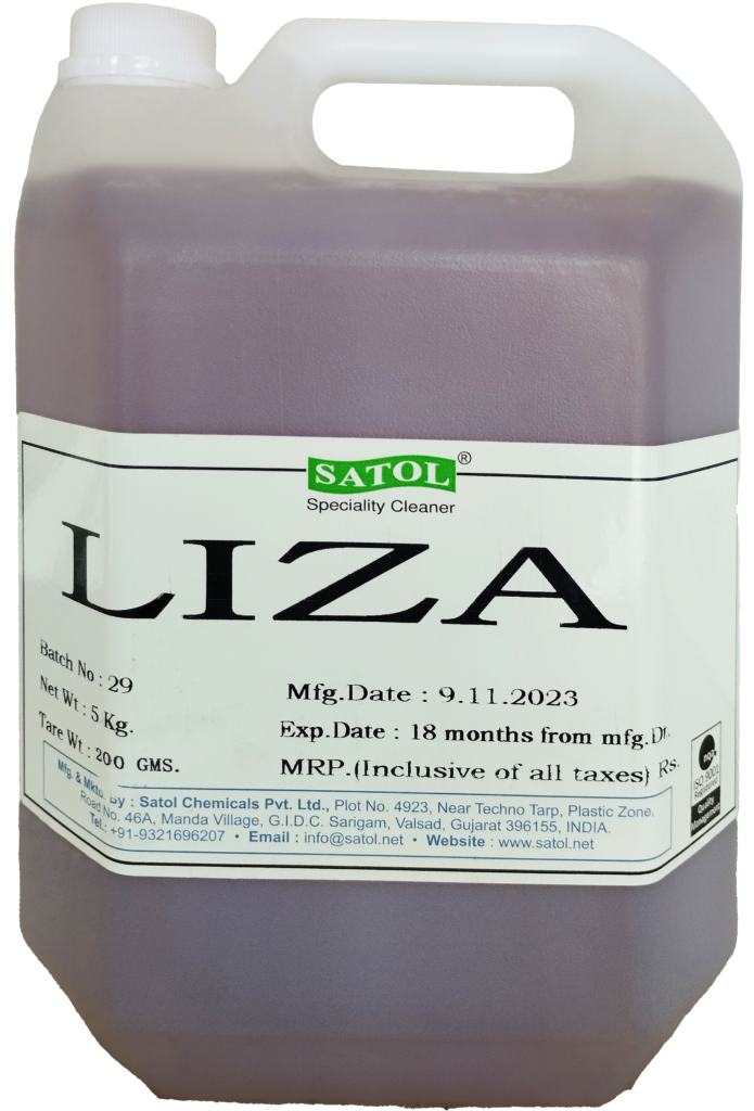 Liquid cleaner Liza for tanks, crates, cans, floors, trays, and process areas in the Food & Beverage and Dairy Industries