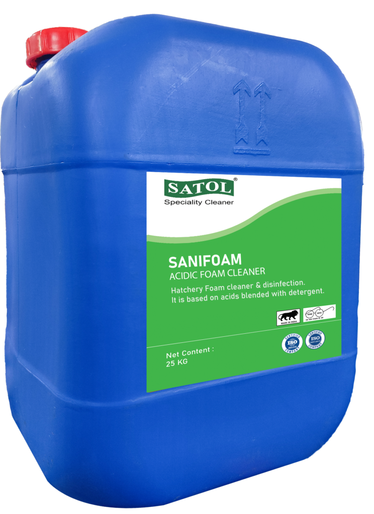 SATOL SANIFOAM : Acidic Foam Cleaner in Snacks Food Processing Plant